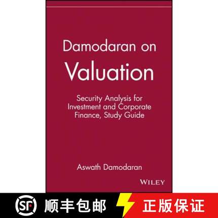 【3-4周达】Study Guide For Damodaran On Valuation: Security Analysis For Investment And Corporate Fin... [9780471108979]