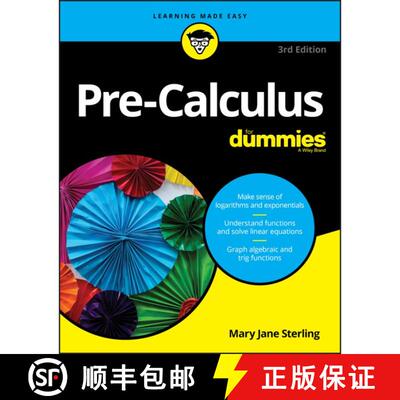 【3-4周达】Pre-Calculus For Dummies [Wiley数学] [9781119508779]