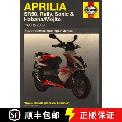 【3-4周达】Aprilia Sr50, Rally, Sonic, Habana & Mojito Scooters, '93-'09 [9781844257553]