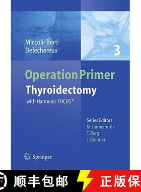【3-4周达】Thyroidectomy: With Harmonic Focus(r) [9783540851639]