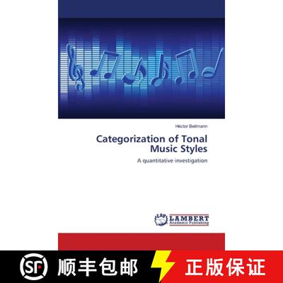 预订 Categorization of Tonal Music Styles [9783659210273]