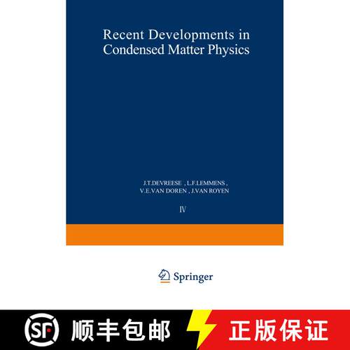 【3-4周达】Recent Developments in Condensed Matter Physics: Volume 4 • Low-Dimensional Systems, Phas... [9781468410884]