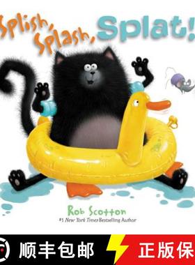 Splish, Splash, Splat! Board Book (Splat the Cat) [9780062294388]