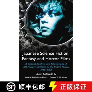 Analysis 4周达 Fiction Science and Critical Filmography Japanese Films Horror 9780786421268 o... Fantasy