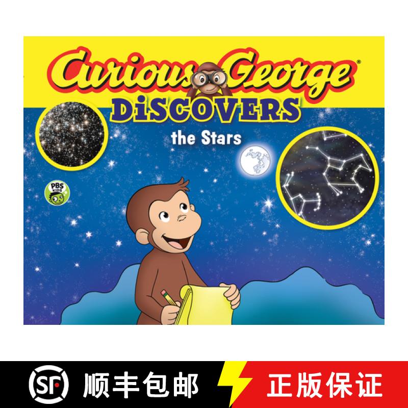 【3-4周达】Curious George Discovers the Stars (Science Storybook) [9780544651647]