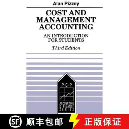 【3-4周达】Cost and Management Accounting: An Introduction for Students (Third Edition) [9781853960499]