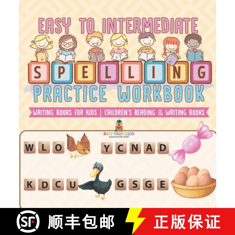 【2-3周达】Easy to Intermediate Spelling Practice Workbook - Writing Books for Kids | Children's Read... [9798869419859]