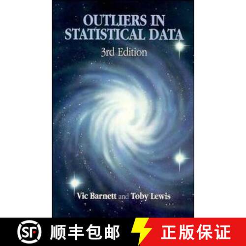 【3-4周达】精装 Outliers In Statistical Data 3E [Wiley统计学] [9780471930945]