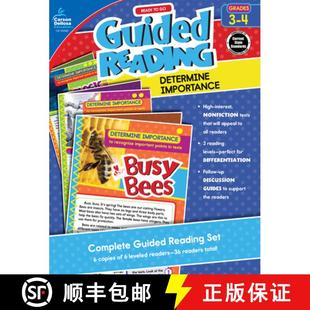 【3-4周达】Ready to Go Guided Reading: Determine Importance, Grades 3 - 4 [9781483839790]