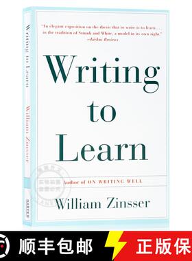 现货 写作学习法 Writing to Learn [9780062720405]