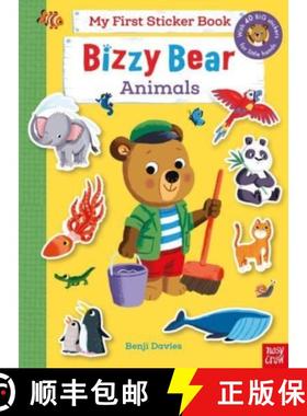【3-4周达】Bizzy Bear: My First Sticker Book Animals [9781839948077]