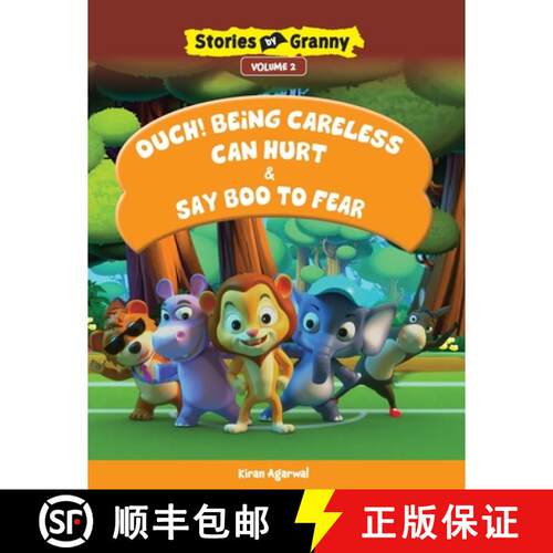【3-4周达】OUCH!BEING CARELESS CAN HURT & SAY BOO TO FEAR [9789393979001]
