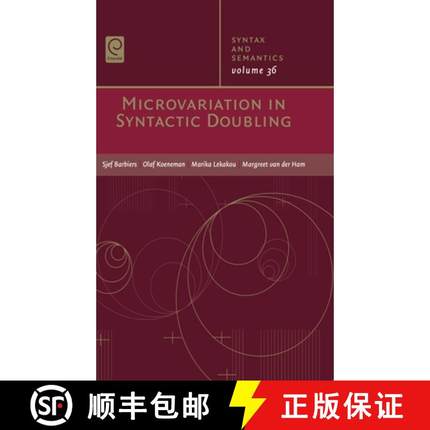 预订 Microvariations in Syntactic Doubling (Syntax and Semantics) [9781848550209]