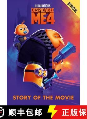 【3-4周达】Despicable Me 4 Story of the Movie [9781408374504]