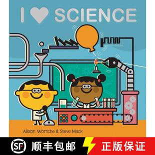 【3-4周达】I Love Science: Explore with sliders, lift-the-flaps, a wheel, and more! [9781328529374]