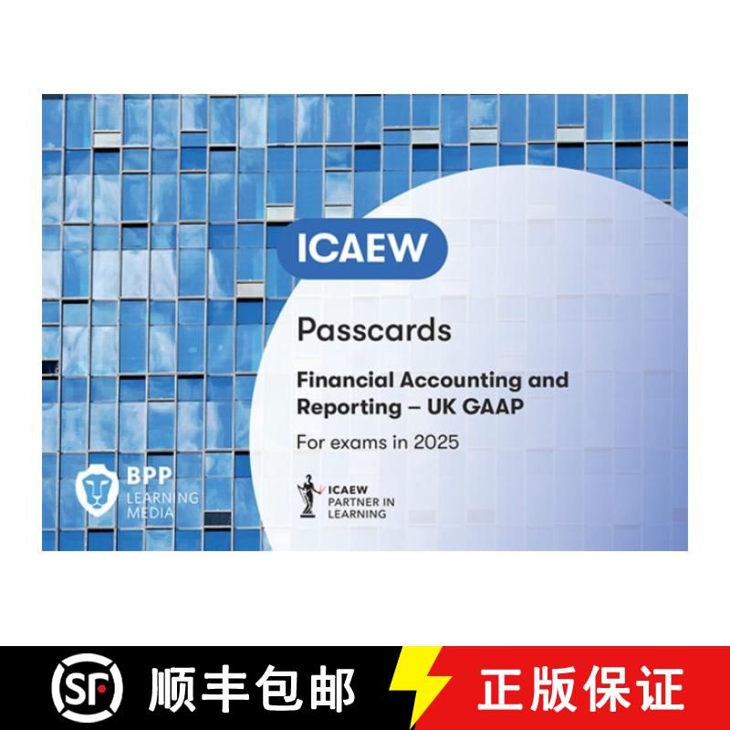 【2-3周达】ICAEW Financial Accounting and Reporting UK GAAP: Passcards [9781035519057]