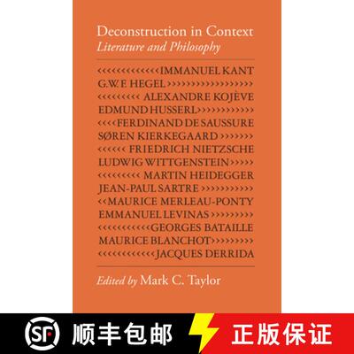 【3-4周达】Deconstruction in Context – Literature and Philosophy [9780226791401]