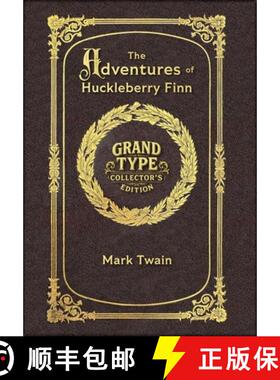 【3-4周达】Large Print - The Adventures of Huckleberry Finn - Grand Type Collector's Edition - Matte ... [9781834123172]