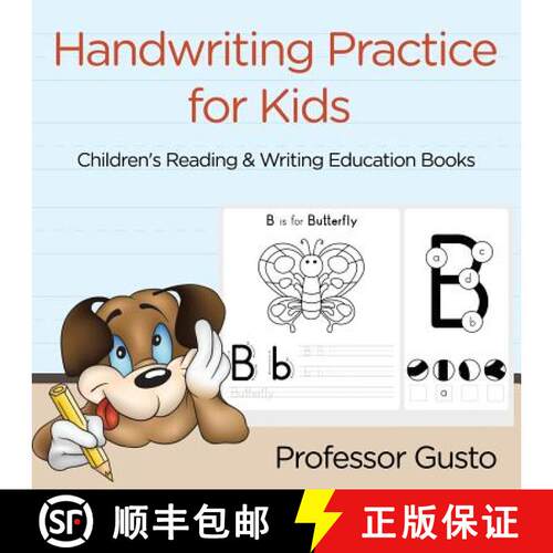 【3-4周达】Handwriting Practice for Kids : Children's Reading & Writing Education Books [9781683213253]