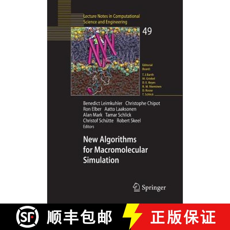 【3-4周达】New Algorithms for Macromolecular Simulation [9783540255420]