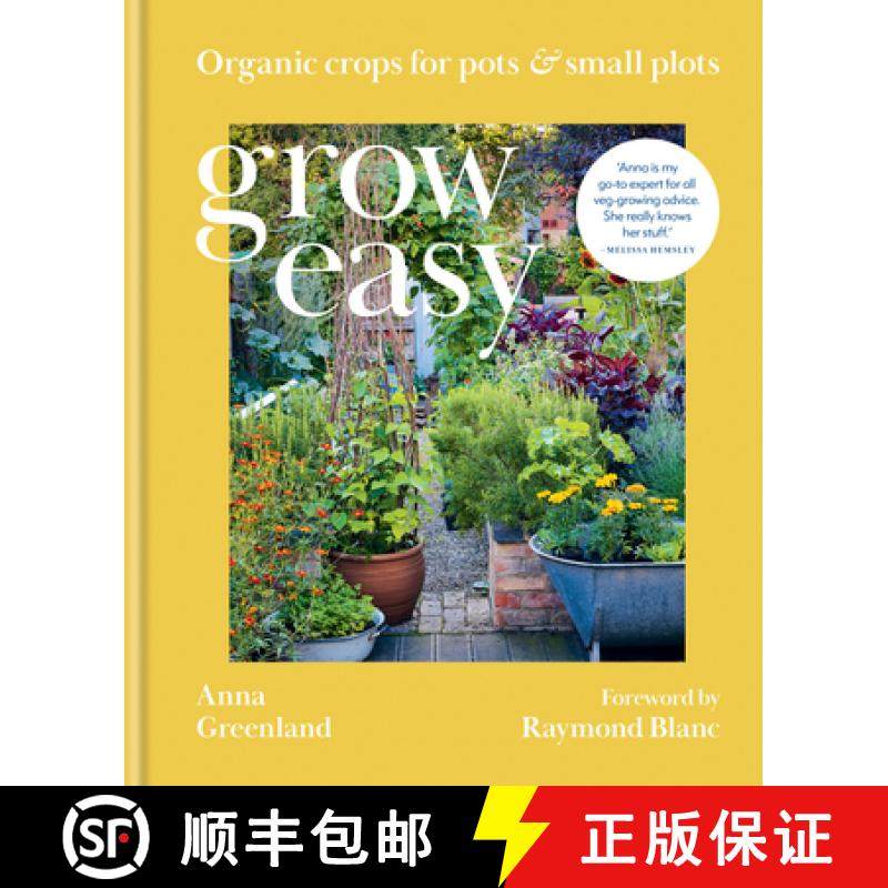 【3-4周达】Grow Easy : Organic crops for pots and small plots [9781784727352]