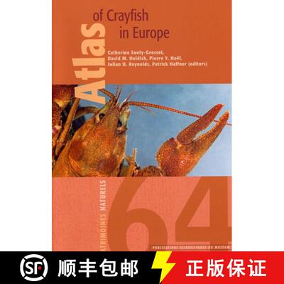 【3-4周达】Atlas of Crayfish in Europe [9782856535790]