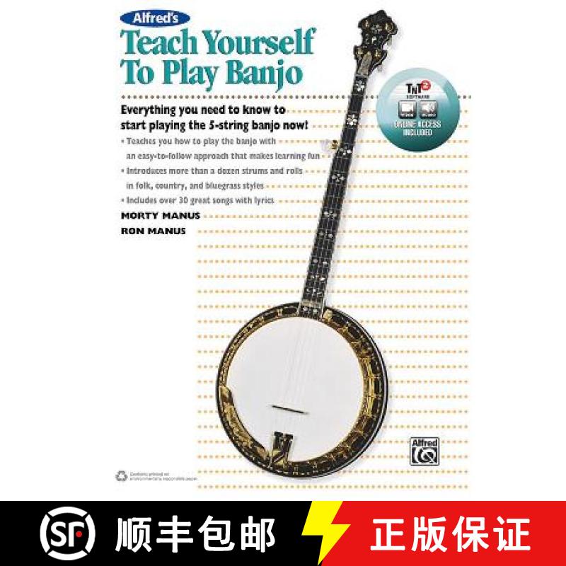 【3-4周达】Alfred's Teach Yourself to Play Banjo: Everything You Need to Know to Start Playing the 5-... [9781470615314]图片