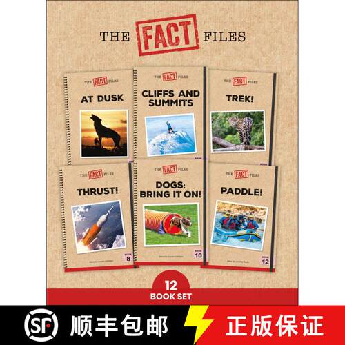 【3-4周达】Phonic Books  The Fact Files 1: Consonant blends and digraphs, suffixes -ed and -ing [9780593970126]