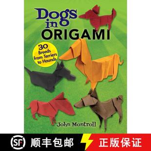 Hounds Origami from Terriers Breeds 9780486817347 预订 Dogs
