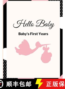 【3-4周达】Hello Baby: Baby's First Years: Baby's Milestones [9781312905672]