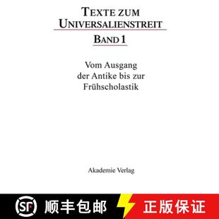 Universalienstreit 9783050017921 DES Texte Zum Griechische Lateinische Jahrhunder... 预订 Und 12. Arabische