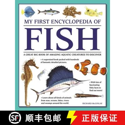 【3-4周达】My First Encyclopedia of Fish (giant Size): A Great Big Book of Amazing Aquatic Creatures ... [9781861478245]