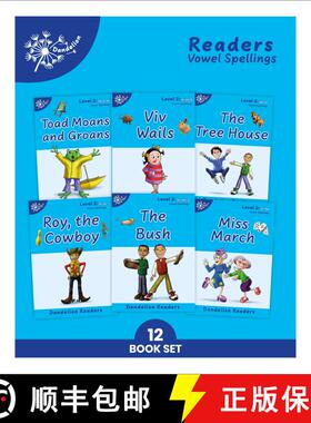 【3-4周达】Phonic Books Dandelion Readers Vowel Spellings Level 2 Viv Wails: Decodable Books for Begi... [9781783693290]
