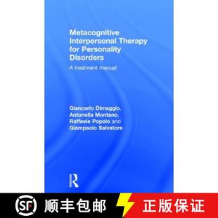 Personality Therapy Disorders manual Metacognitive treatment 4周达 9781138024151 Interpersonal for