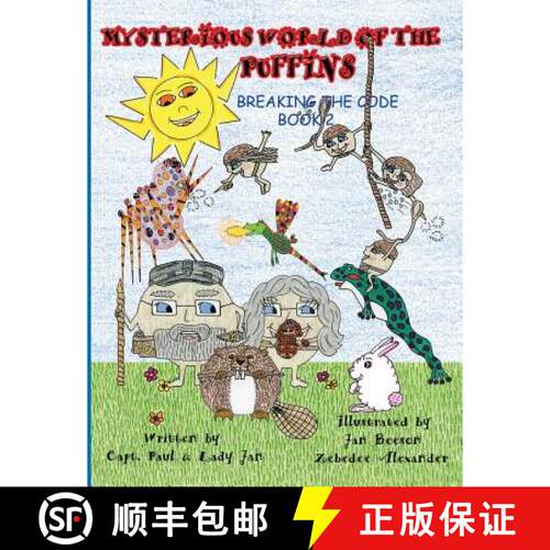 【3-4周达】The Mysterious World Of The Puffins  Breaking The Code Book 2 [9780989048217]