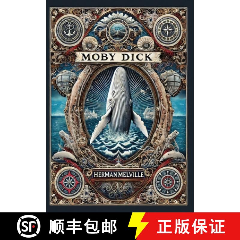 【3-4周达】精装 Moby Dick (Collector's Edition) (Laminated Hardback with Jacket) [9781998621736]图片