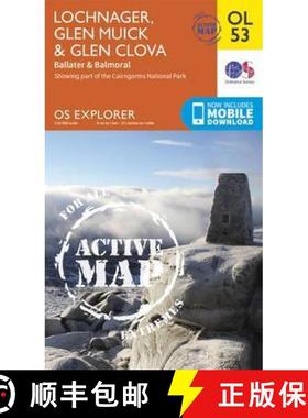 【3-4周达】Lochnagar, Glen Muick & Glen Clova, Ballater & Balmoral [9780319469712]