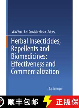 【3-4周达】Herbal Insecticides, Repellents and Biomedicines: Effectiveness and Commercialization [9788132238188]