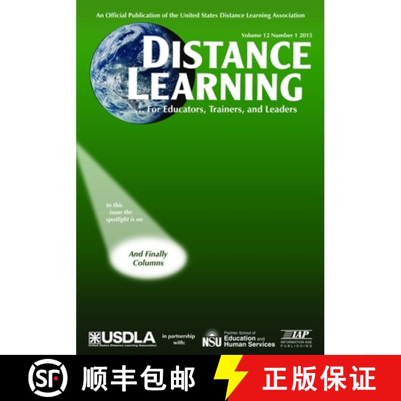 【3-4周达】Distance Learning Magazine, Volume 12, Issue 1, 2015 [9781681230962]