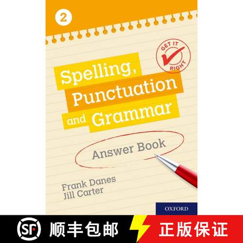 【3-4周达】Get It Right: KS3; 11-14: Spelling, Punctuation and Grammar Answer Book 2 [9780198421573]