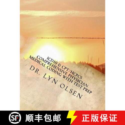 【3-4周达】ICD10 & CPT/HCPCS Comprehensive Physician Medical Coding with Test Prep [9780692573280]