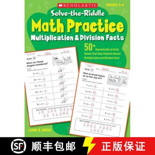 【3-4周达】Solve-The-Riddle Math Practice, Grades 2-4: Multiplication & Division Facts [9780545163262]