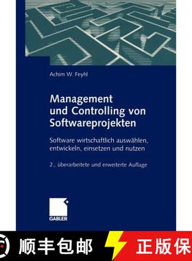 【3-4周达】Management und Controlling von Softwareprojekten : Software wirtschaftlich auswählen, ent... [9783409288965]
