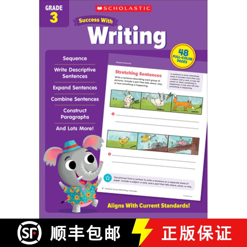 【3-4周达】Scholastic Success with Writing Grade 3 Workbook [9781338798739]