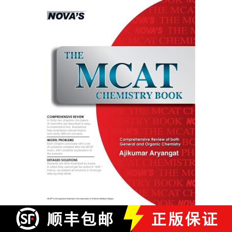 【3-4周达】The MCAT Chemistry Book [9781889057385]