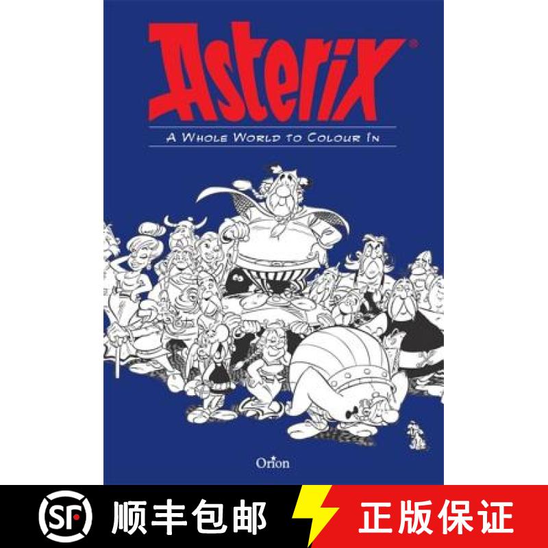 【3-4周达】Asterix: Asterix A Whole World to Colour In: An Asterix Colouring Book [9781510102385]