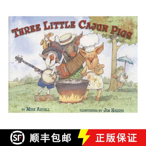 【3-4周达】精装 Three Little Cajun Pigs [9780803728158]