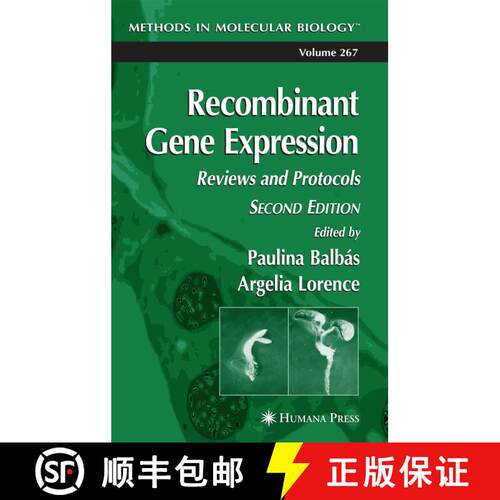 【3-4周达】Recombinant Gene Expression : Reviews and Protocols (Second Edition 2004) [9781617374609]