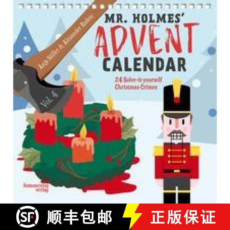 【3-4周达】Mr Holmes' Advent Calendar Volume 4: 24 Solve-it-Yourself Christmas Crimes [9783946120629]