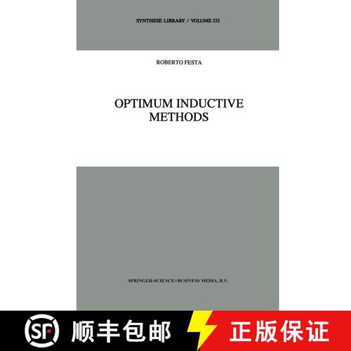【3-4周达】Optimum Inductive Methods : A Study in Inductive Probability, Bayesian Statistics, and Ver... [9789048143184]